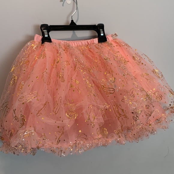 Disney Princess Bomber red jacket & matching tutu pink skirt.  Size 5-6 - Picture 2 of 10